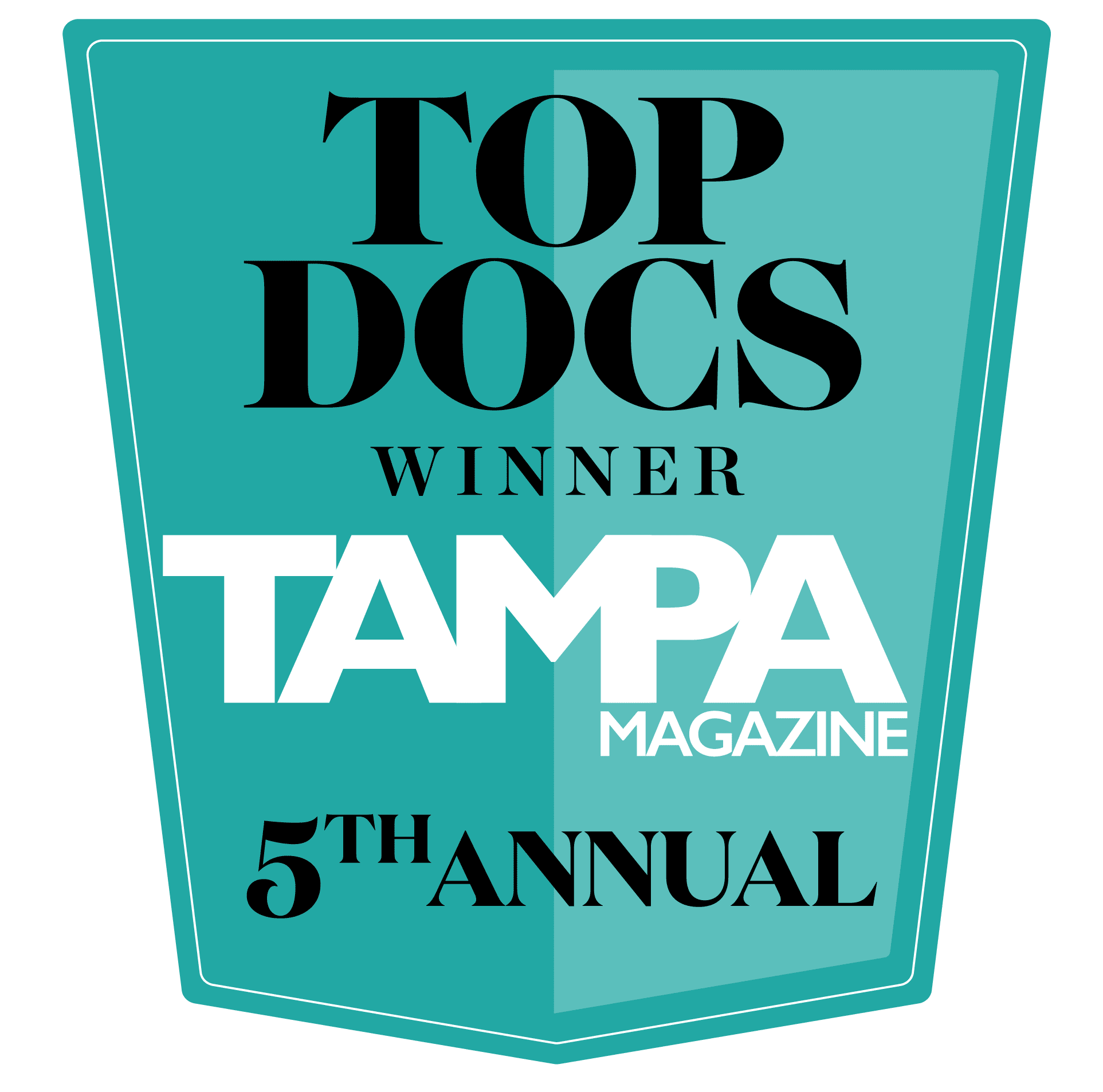 tampa magazine top doctor award