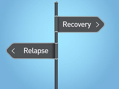 Drug Relapse and Recovery Sign