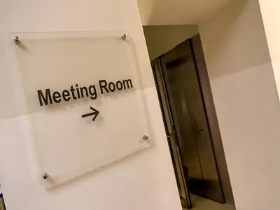 NA Meeting Sign