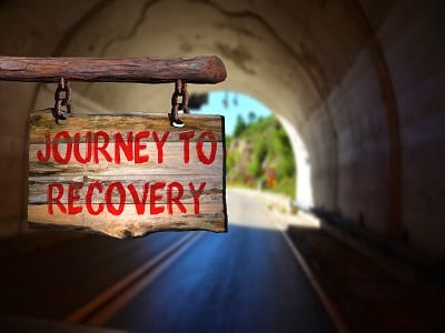 journey to recovery from addiction sign