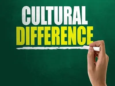 cultural difference written on chalkboard