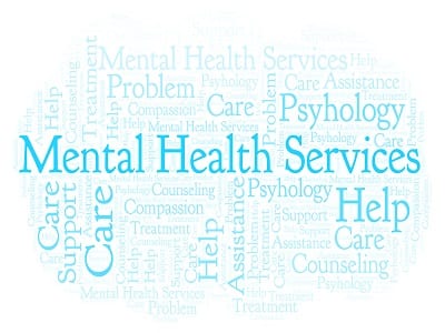mental health services word cloud