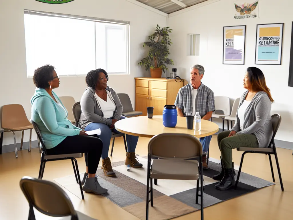 Photo Of A Support Group Meeting For Individuals Struggling With Ketamine Addiction | Turning Point of Tampa