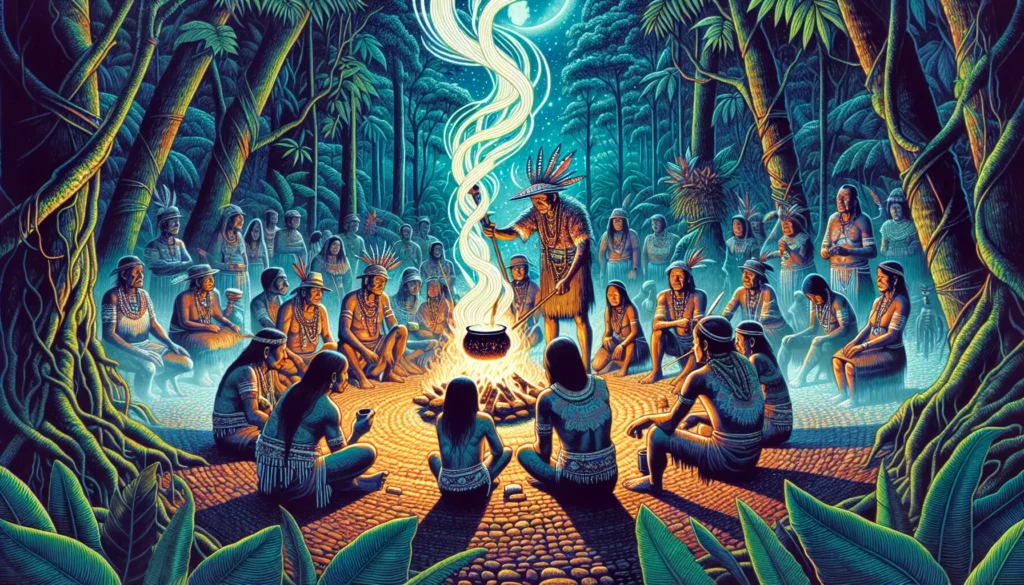 Illustration of Ayahuasca Ceremony | Turning Point of Tampa