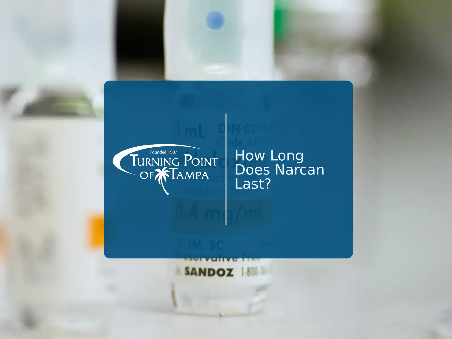 Narcan Nasal Spray Device with Instructions for Opioid Overdose Reversal | Turning Point of Tampa