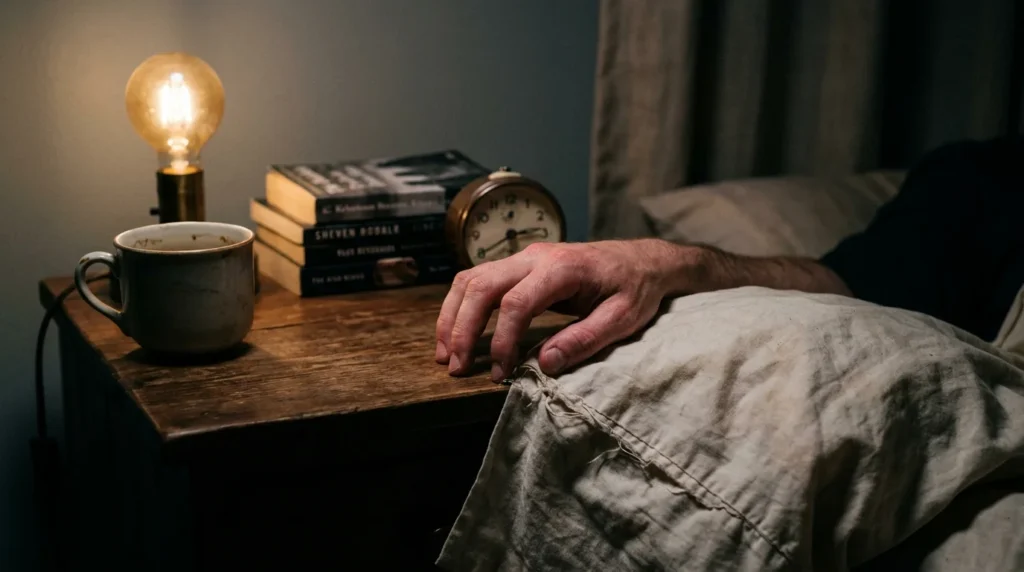 Close-Up of a Restless Hand on a Nightstand During Opioid Withdrawal | Turning Point of Tampa