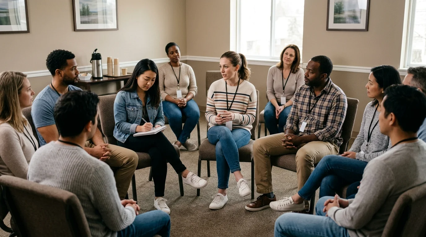 Family Member Attending a Family Support Group Session During a Loved One's Treatment | Turning Point of Tampa