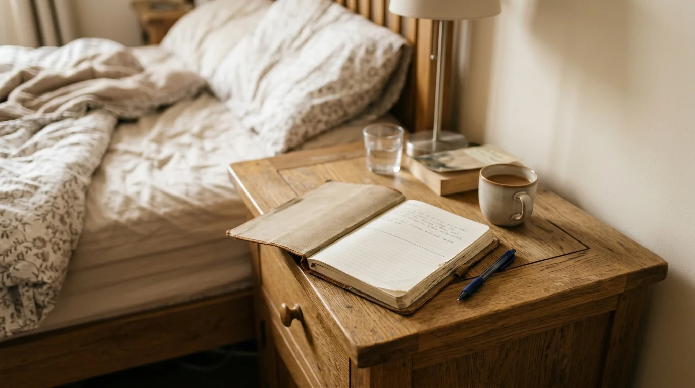 Journal and Pen on a Nightstand Used for Binge Eating Disorder Recovery | Turning Point of Tampa